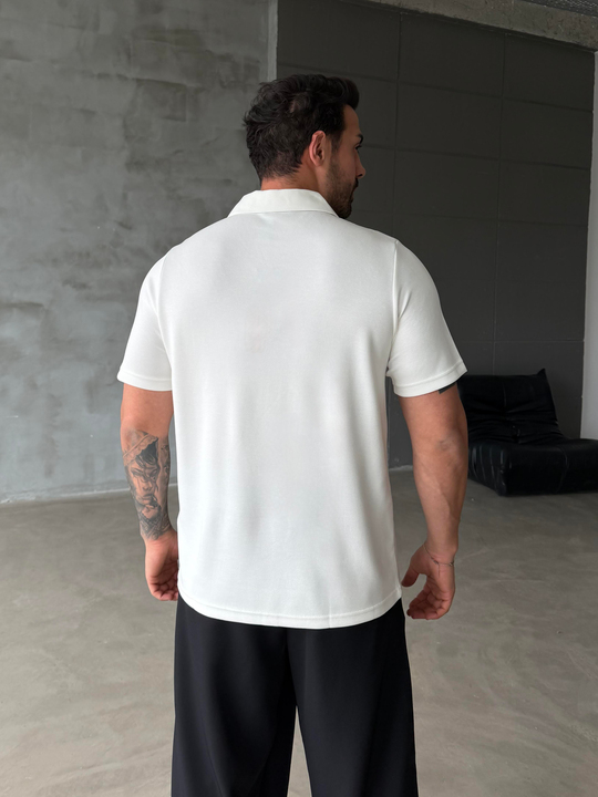 Ekru Premium Pike Polo Yaka Antioch 9446