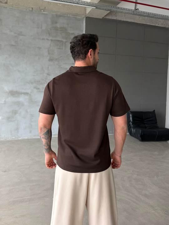 Kahve Premium Pike Polo Yaka Antioch 9446