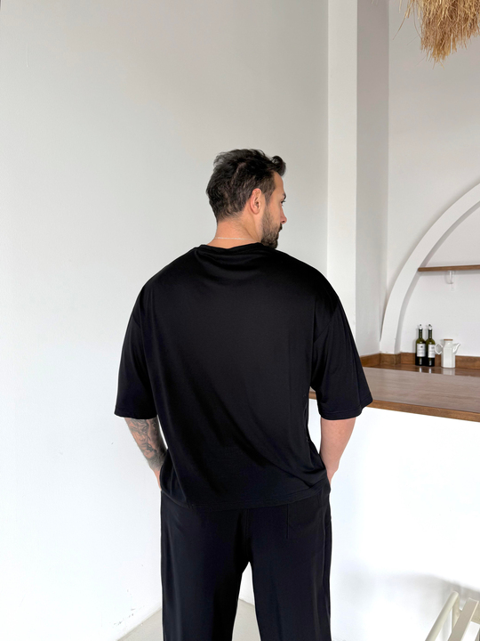 Siyah Oysho Suprem Bol T-SHİRT PNC 8150