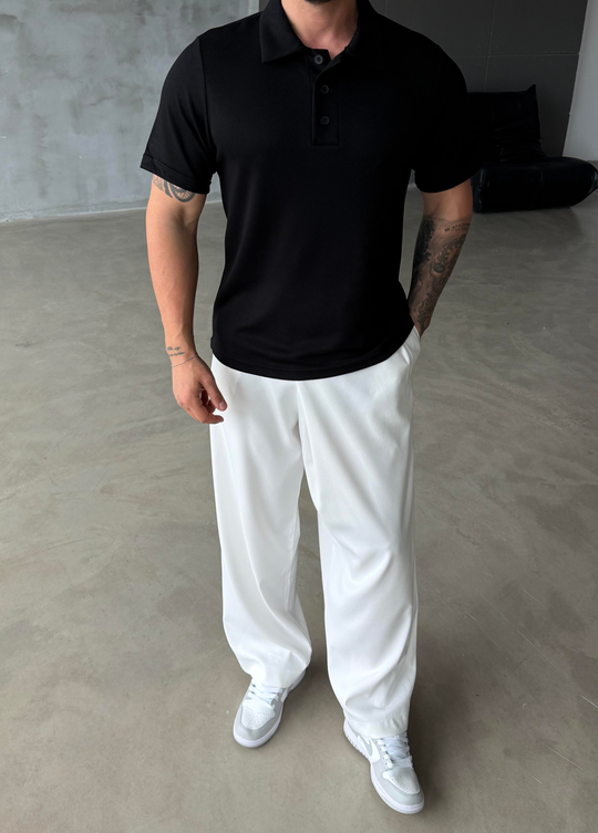Siyah Premium Pike Polo Yaka Antioch 9446