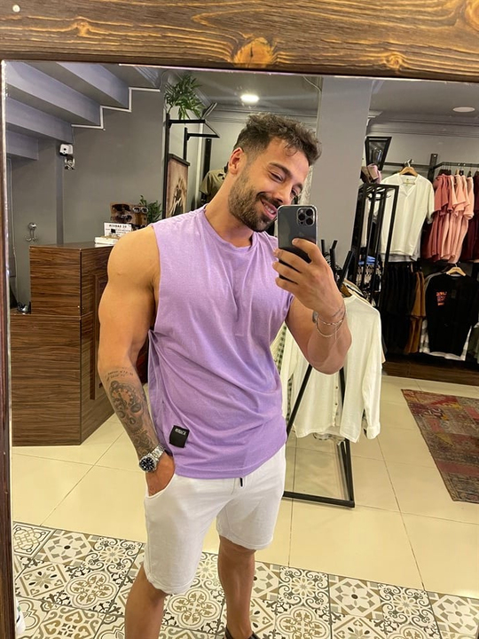 ATLETLila Sıfır Kol Oversize SC