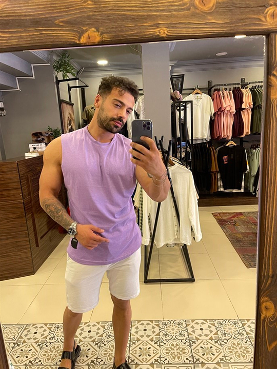 ATLETLila Sıfır Kol Oversize SC