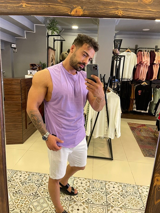 ATLETLila Sıfır Kol Oversize SC