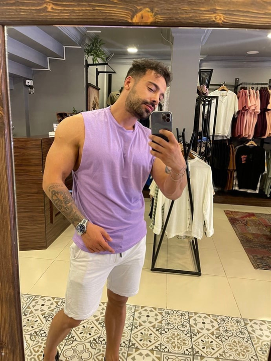 ATLETLila Sıfır Kol Oversize SC