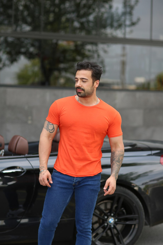 BASİC TSHİRTLERTuruncu Basic T-SHİRT