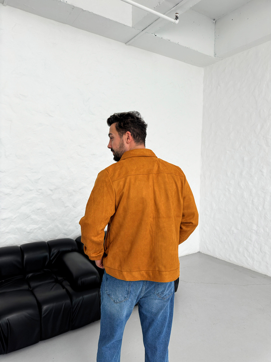 CEKETTaba Nubuk Çıtçıtlı Ceket