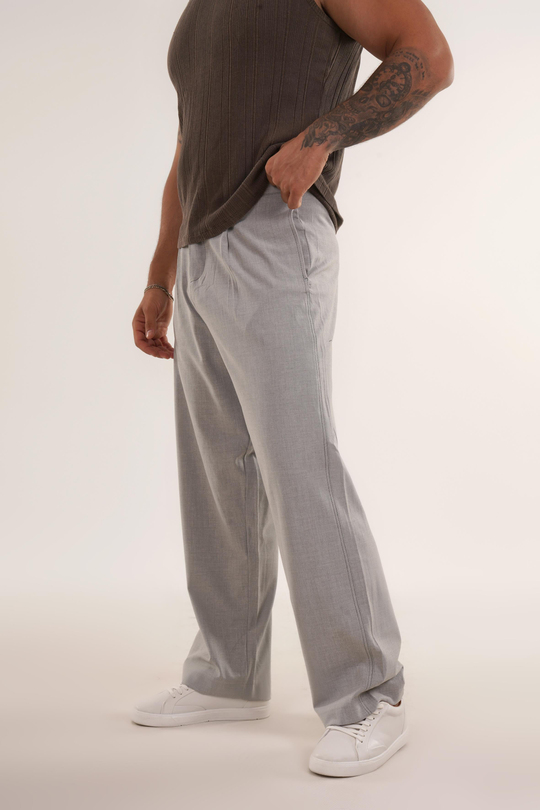 EŞOFMAN ALTI & JOGGERAçıkgri Yüksek Kalite Kumaş Baggy Pant. VMS 40006