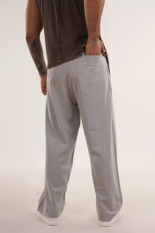 EŞOFMAN ALTI & JOGGERAçıkgri Yüksek Kalite Kumaş Baggy Pant. VMS 40006