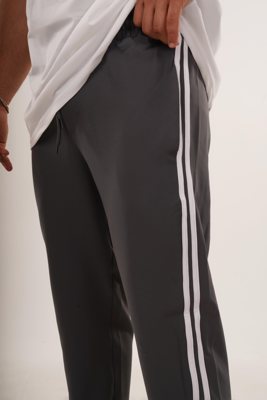 EŞOFMAN ALTI & JOGGERFüme Dokuma Kumaş Yandan Çift Çizgi Baggy Pant. KNG
