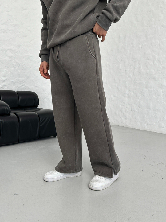 EŞOFMAN ALTI & JOGGERFüme Yıkamalı Düz Baggy Eşofman PLZ