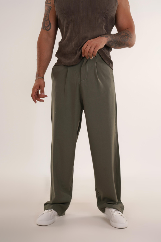 EŞOFMAN ALTI & JOGGERHaki Yüksek Kalite Kumaş Baggy Pant. VMS 40006