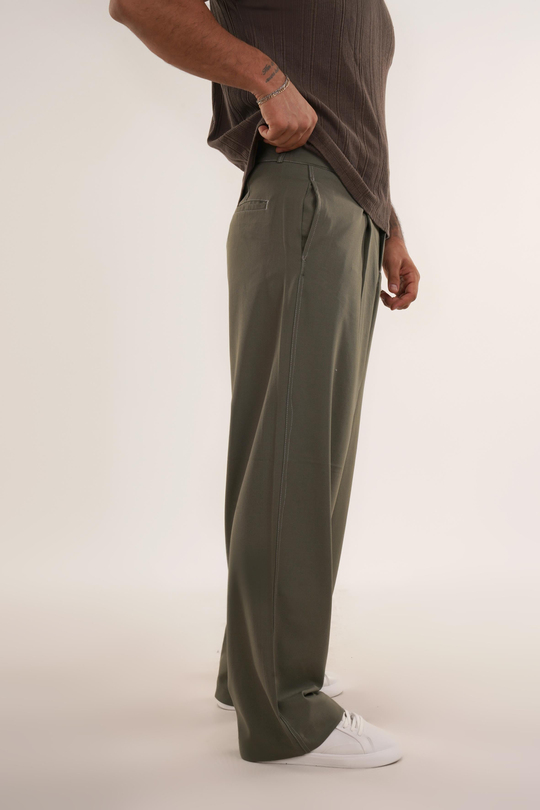 EŞOFMAN ALTI & JOGGERHaki Yüksek Kalite Kumaş Baggy Pant. VMS 40006