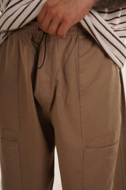 EŞOFMAN ALTI & JOGGERKahve Ön Dört Cepli Baggy Pant. VMS 40697
