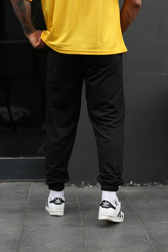 EŞOFMAN ALTI & JOGGERSiyah 2 İplik Oversize Kelepçe Paça Eşofman SC