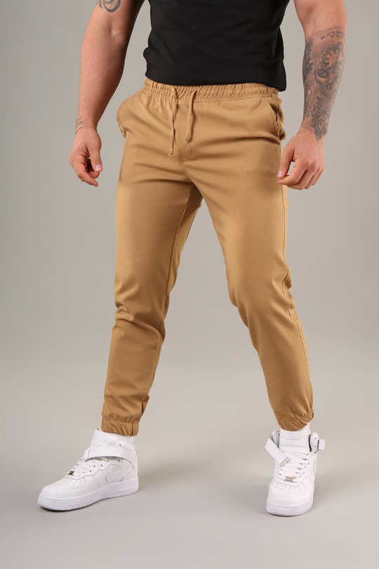 EŞOFMAN ALTI & JOGGERTaba Kelepçe Paça Kumaş Jogger ZM