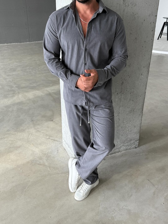 Eşofman TakımıAntrasit Oversize İthal Kadife Takım SC