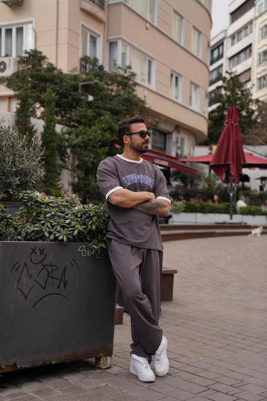 EŞOFMAN TAKIMIFüme Live Young 2 İplik Oversize Eşofman Takımı 30214