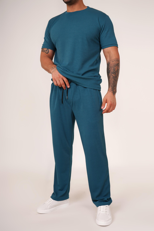 EŞOFMAN TAKIMIİndigo Burgu T-Shirt Eşofman Takım TB