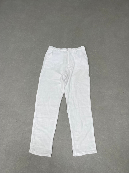 EşofmanBeyaz Müslin Keten Pantolon SNZ M3652 2024