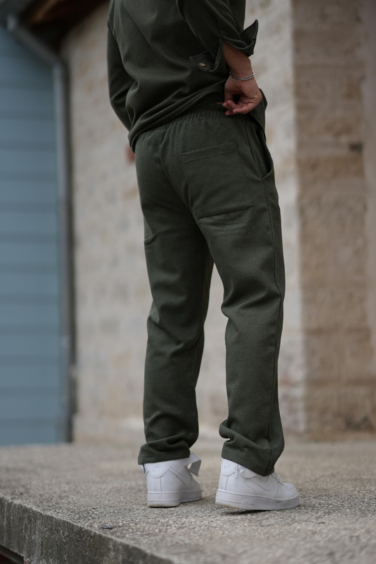 EşofmanHaki Kaşe Baggy Pantolon SC