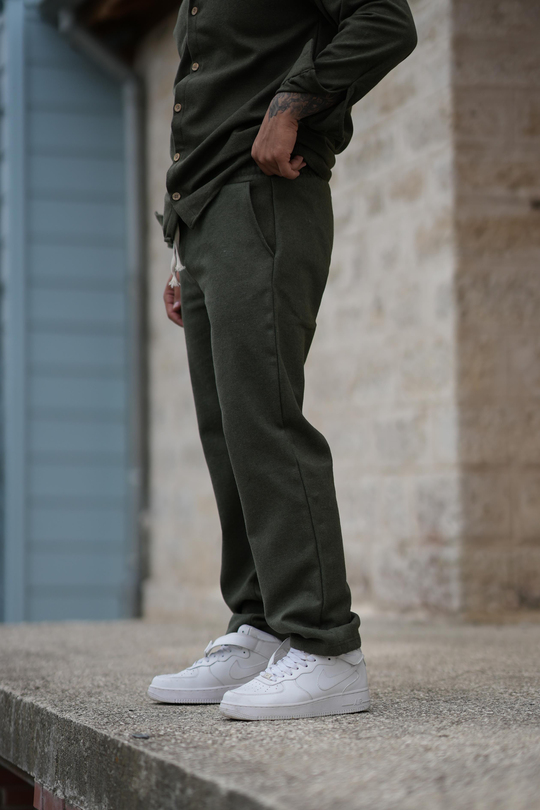 EşofmanHaki Kaşe Baggy Pantolon SC