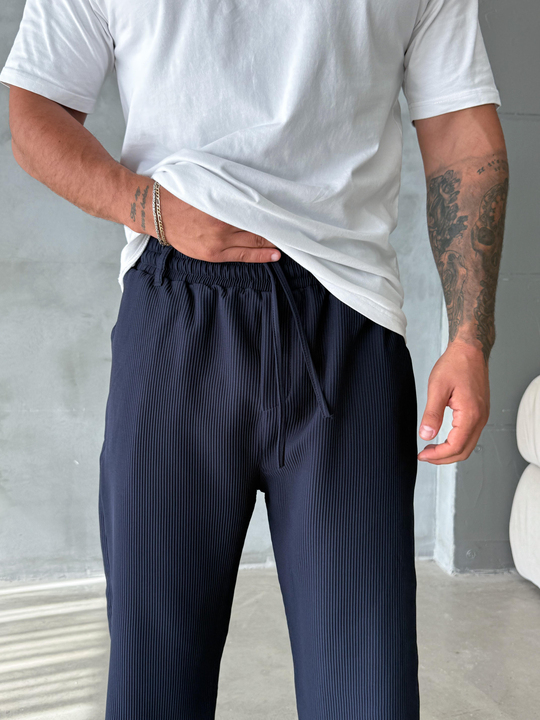 EşofmanLacivert Kadife Baggy Jogger SNZ K5022