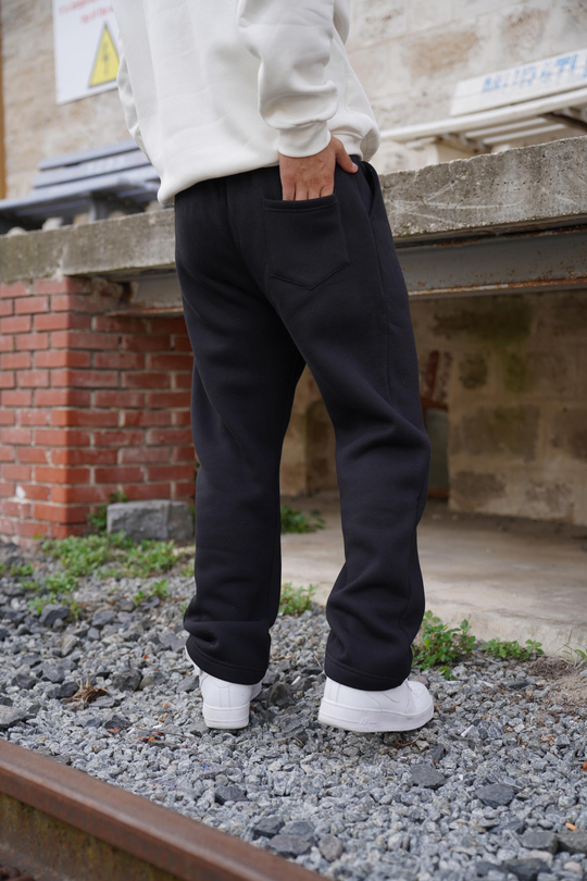 EşofmanSiyah 3 İplik Baggy Eşofman SNZ M8373