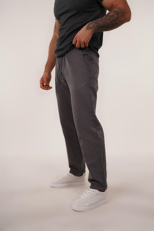 GABARDİNAntrasit Baggy Bağcıklı Gabardin TK