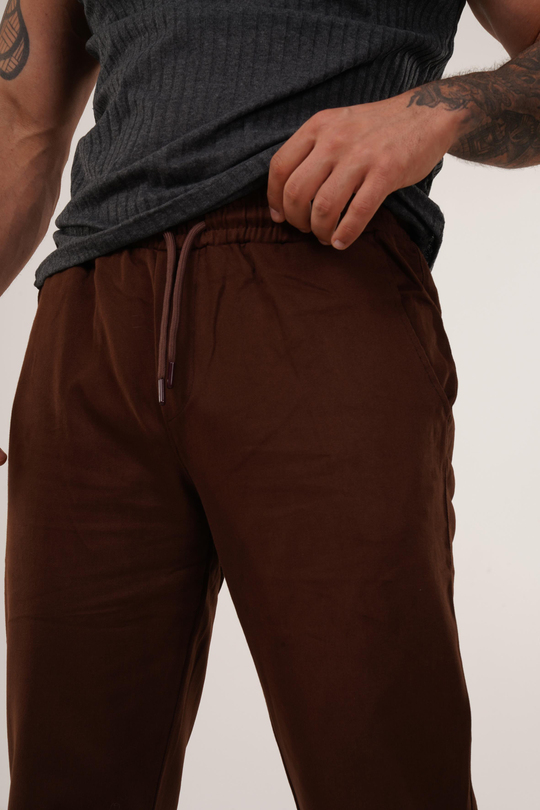 GABARDİNKahve Baggy Bağcıklı Gabardin TK