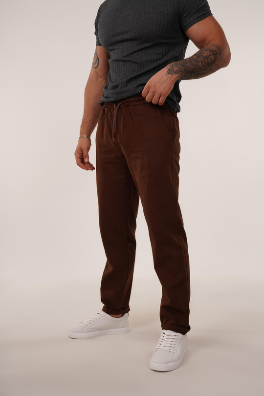 GABARDİNKahve Baggy Bağcıklı Gabardin TK 1025