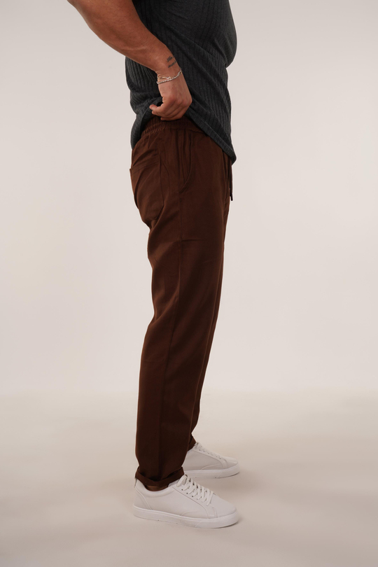 GABARDİNKahve Baggy Bağcıklı Gabardin TK 1025