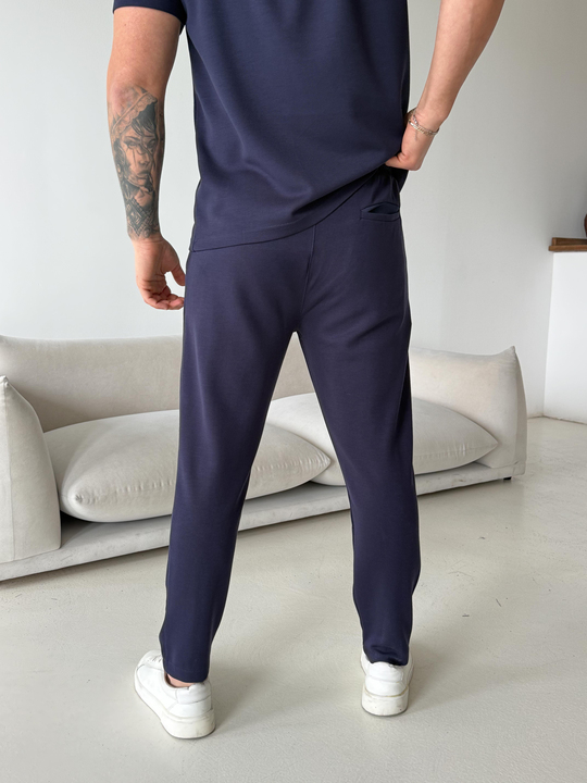 GabardinLacivert Çimalı Regular Oysho Pantalon LNS 22079