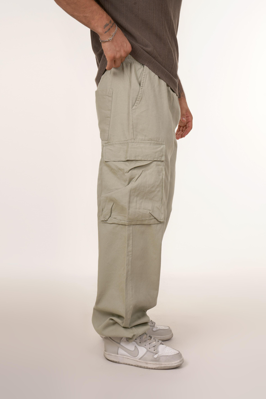 GABARDİNMint Gabardin Kargo Cep Boru Paça Pantolon VMS 40429 