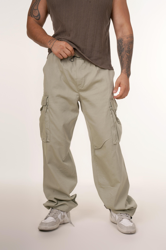 GABARDİNMint Gabardin Kargo Cep Boru Paça Pantolon VMS 40429 
