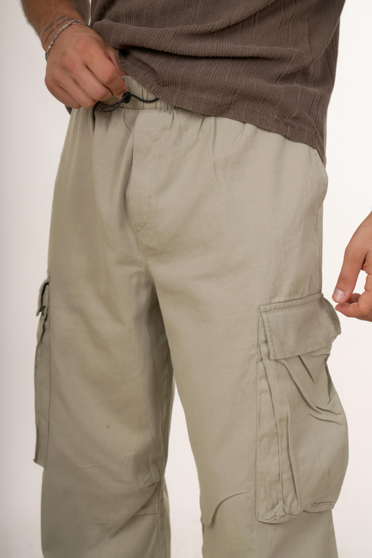 GABARDİNMint Gabardin Kargo Cep Boru Paça Pantolon VMS 40429 