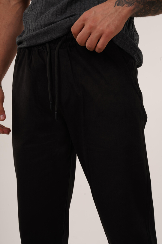 GABARDİNSiyah Baggy Bağcıklı Gabardin TK 1025