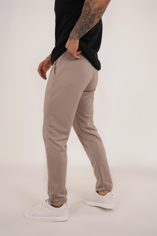 GABARDİNVizon Diagonel Bel Lastik Pant Tk