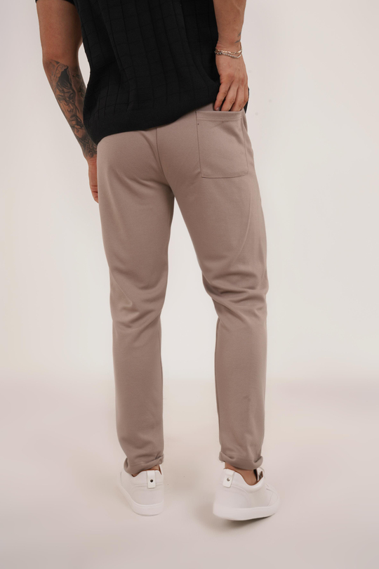 GABARDİNVizon Diagonel Bel Lastik Pant Tk