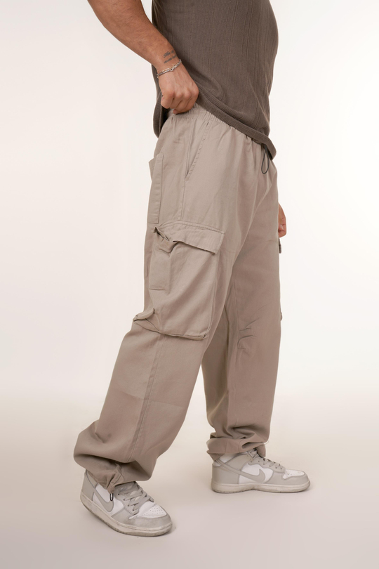 GABARDİNVizon Gabardin Kargo Cep Boru Paça Pantolon VMS 40429 