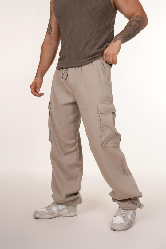 GABARDİNVizon Gabardin Kargo Cep Boru Paça Pantolon VMS 40429 