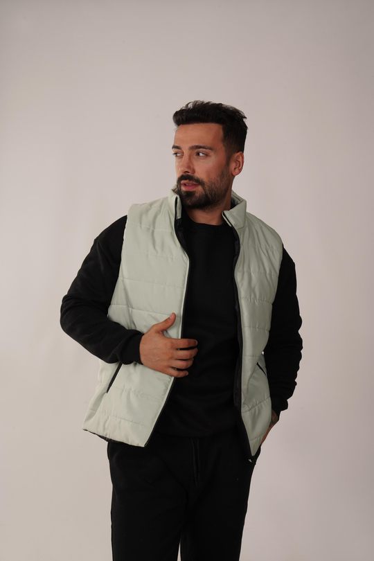 HIRKASuyeşili Şişme Düz Yelek