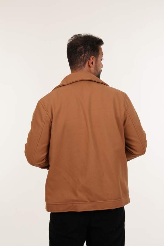 KAŞE KABANCamel Robalı Kaşe Ceket PNC 5048