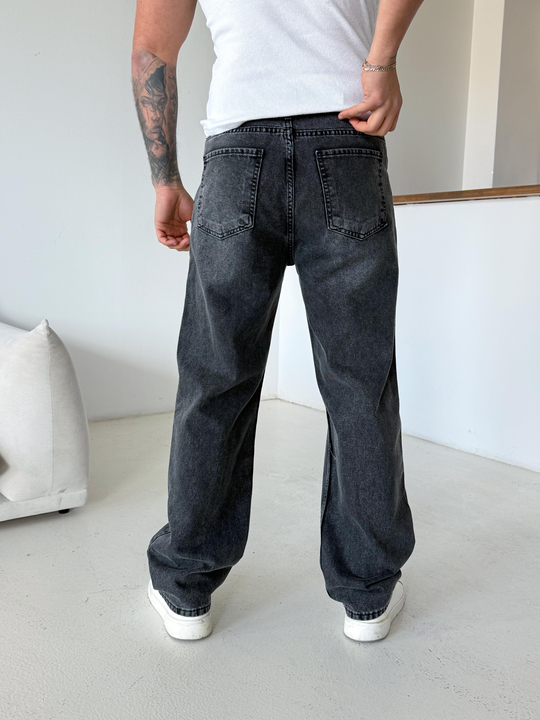 KOT PANTOLONAntrasit Düz Baggy Kot Pantalon 643-2 DP