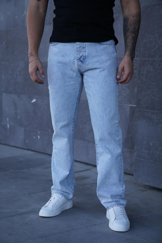 KOT PANTOLONBuz mavi baggy kot pantalon SC  00012