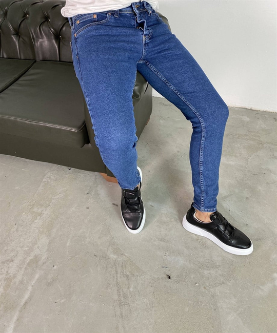 KOT PANTOLONErkek Soft Lacivert Slim Fit Kot Pantolon