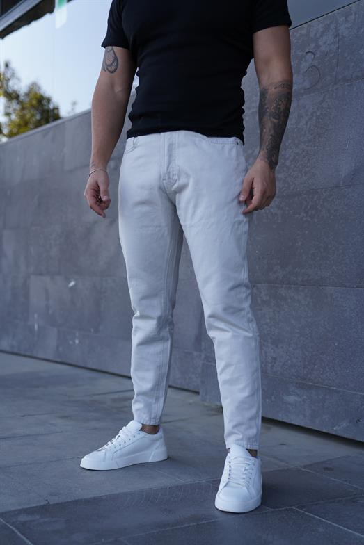 KOT PANTOLONStandart Açık Gri Boyfriend Kot Pantolon 2024