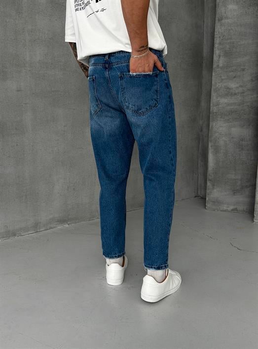 KOT PANTOLONStandart KOYU MAVİ Koyumavi Taşlı Kot Pantolon 2024