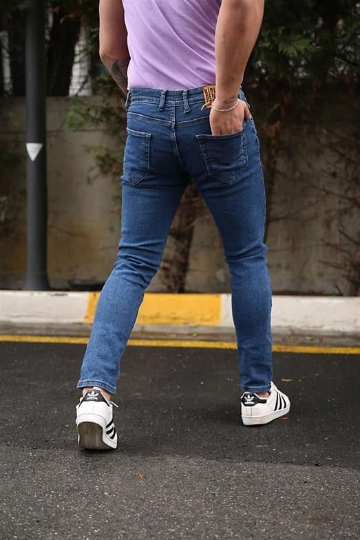 KOT PANTOLONStandart Lacivert Slim Fit Kot Pantolon 2024