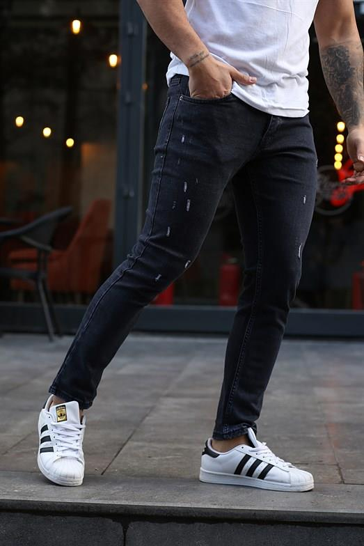 KOT PANTOLONStandart Traşlı Antrasit Slim Fit Kot Pantolon 2880 2024