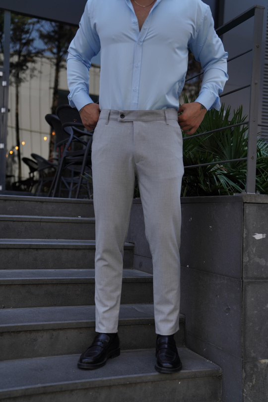 KUMAŞ PANTOLONAçıkgri Kumaş Pantolon Slim Fit PLT 011